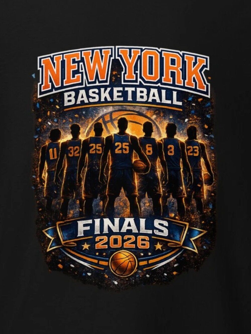 New York Basketball Finals 2026 T-Shirt - Picture 2 of 5